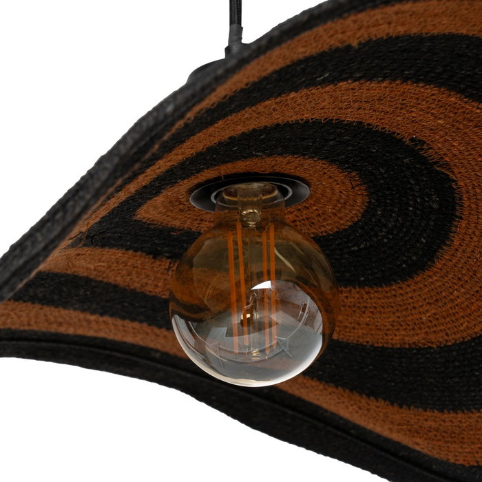 Lampara Techo Naranja-Negro 94 X 94 X 7 cm Lampara Techo Naranja-Negro 94 X 94 X 7 cm