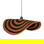 Lampara Techo Naranja-Negro 94 X 94 X 7 cm