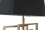 DKD Home Decor Lampara Sobremesa India lamps 1c25 Dorado Negro 44 x 71 x 28 cm
