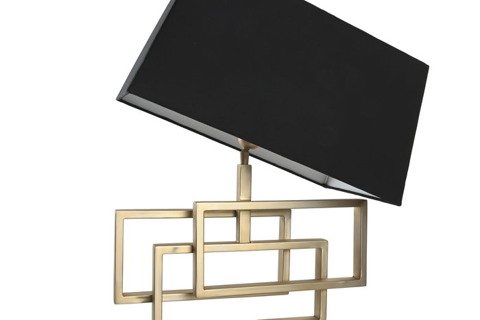 DKD Home Decor Lampara Sobremesa India lamps 1c25 Dorado Negro 44 x 71 x 28 cm DKD Home Decor Lampara Sobremesa India lamps 1c25 Dorado Negro 44 x 71 x 28 cm