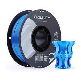 Creality CR-Silk PLA Filamento 3D Azul, 1 kg, 1.75 mm, Material Seda, Referencia 3301120006