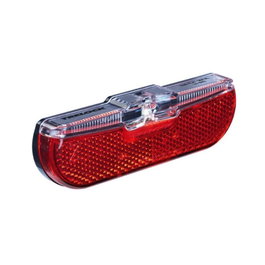 Trelock Luz Trasera LED DUO FLAT LS613 Dinamo con Luz de Posición
