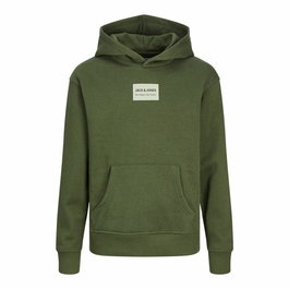 Sudadera con Capucha Niño Jack & Jones Jjhakkai Kombu Verde