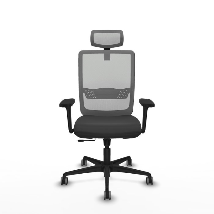 PIQUERAS Y CRESPO Silla de oficina Haches con mecanismo Sincro/Traslack Gris PIQUERAS Y CRESPO Silla de oficina Haches con mecanismo Sincro/Traslack Gris