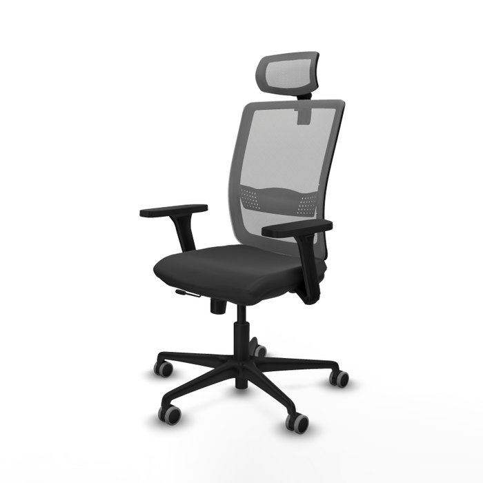PIQUERAS Y CRESPO Silla de oficina Haches con mecanismo Sincro/Traslack Gris PIQUERAS Y CRESPO Silla de oficina Haches con mecanismo Sincro/Traslack Gris