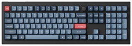 Keychron V6 MAX Teclado Mecánico Completo Interruptores Cherry Red Negro Cableado Inalámbrico Bluetooth