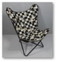 DKD Home Decor Sillón Colonial Marrón Oscuro Crema Piel y Hierro 70 x 90 x 70 cm