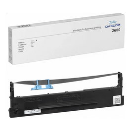 Tally Farbband schwarz para Tally DASCOM 2600+, Cinta de impresión negra de aproximadamente 10 millones de caracteres