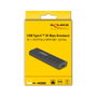 DeLOCK 42031 Caja externa para SSD M.2 NVMe PCIe/SATA USB Tipo-C 20 Gbps