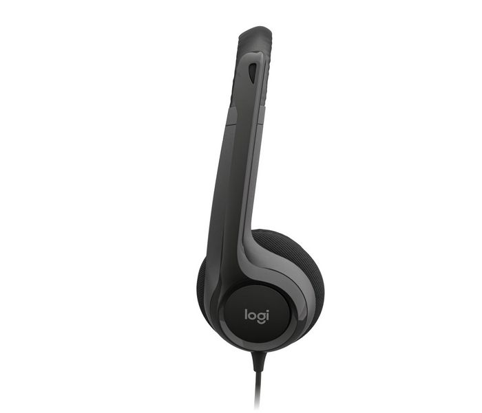 Logitech ClearChat Comfort USB Auriculares con Micrófono USB, Cancelación de Ruido y Controles en Línea para Máximo Confort