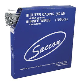 Saccon Cables de Freno Acero Galvanizado Tope Martillo 1.5-2300 mm para MTB, Lote de 100 Unidades