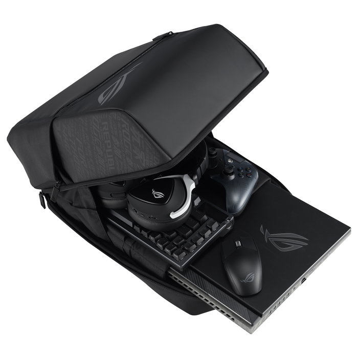 ASUS ROG Ranger BP2501 Mochila Gaming para Portátil de 16 Pulgadas (40.6 cm) - Resistente al Agua, Negro