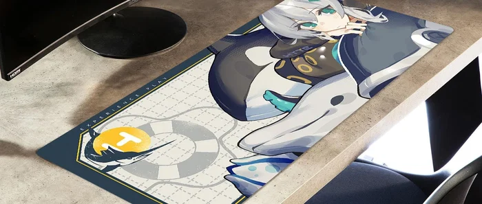 HYTE DP900 Alfombrilla de Ratón 'Offshore' para Juegos XXL, Multicolor - Diseño de Ghosty, CNVS Serie Analógica - MOU-HYTE-GHOSTY