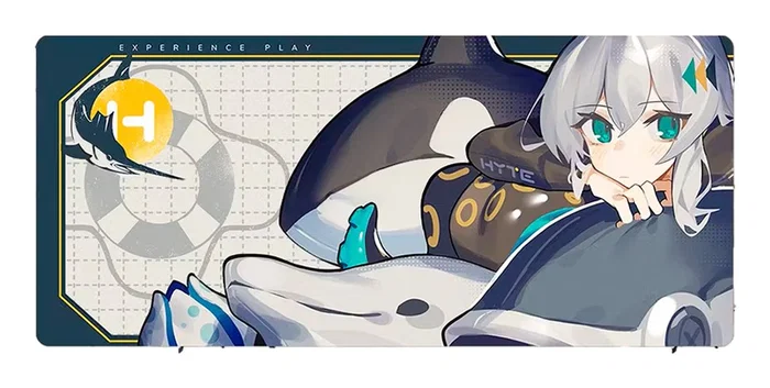 HYTE DP900 Alfombrilla de Ratón 'Offshore' para Juegos XXL, Multicolor - Diseño de Ghosty, CNVS Serie Analógica - MOU-HYTE-GHOSTY