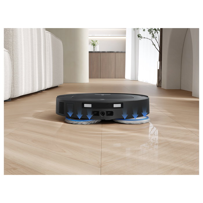 ECOVACS DEEBOT T50 OMNI Gen3 Robot Aspirador y Fregasuelos Negro, 25000 Pa, Autovaciado, Navegación Láser AIVI 3D