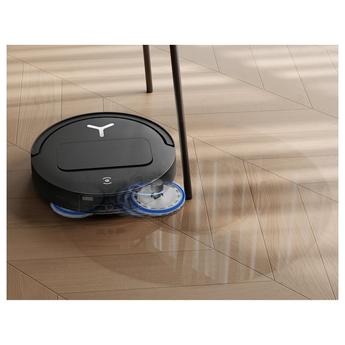ECOVACS DEEBOT T50 OMNI Gen3 Robot Aspirador y Fregasuelos Negro, 25000 Pa, Autovaciado, Navegación Láser AIVI 3D