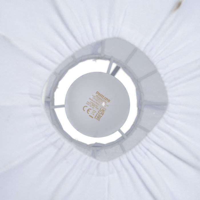 Lámpara Techo Blanco Tejido 31 X 31 X 24 cm