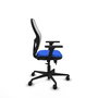 PIQUERAS Y CRESPO Silla de oficina Jorquera Azul y Blanco