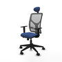 PIQUERAS Y CRESPO Silla de oficina Motilla Sincro/Traslack Azul marino/Gris