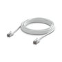 Ubiquiti Cable de Red Cat 6A 5 m 10 GbE PoE++ Blindado Exterior Blanco