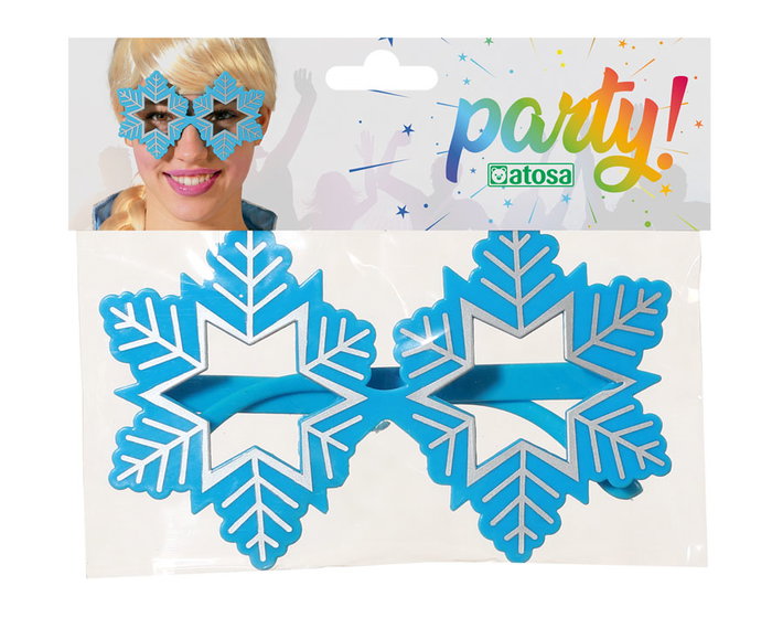 Gafas Copos De Nieve Azules Para Disfraz Princesa Invierno Gafas Copos De Nieve Azules Para Disfraz Princesa Invierno