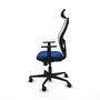 PIQUERAS Y CRESPO Silla de oficina Jorquera Azul y Blanca