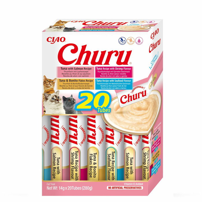 Churu Cat Variedades de Marisco 20x14g
