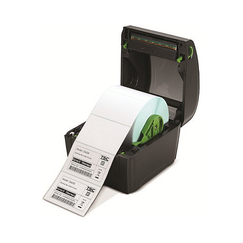 TSC Impresora de Etiquetas Térmica DA210, Directa, Resolución 203 DPI, Velocidad 152.4 mm/s, Ancho Máx. 108 mm, USB, Negra