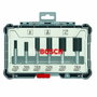 Bosch Professional Juego de 6 fresas rectas Ø12/16/20 mm vástago 6 mm