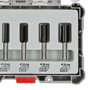 Bosch Professional Juego de 6 fresas rectas Ø12/16/20 mm vástago 6 mm