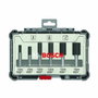 Bosch Professional Juego de 6 fresas rectas Ø12/16/20 mm vástago 6 mm