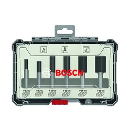 Bosch Professional Juego de 6 fresas rectas Ø12/16/20 mm vástago 6 mm