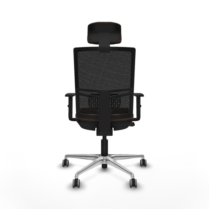 PIQUERAS Y CRESPO Silla de oficina Yunquera con mecanismo Sincro/Traslack Marrón y Negro PIQUERAS Y CRESPO Silla de oficina Yunquera con mecanismo Sincro/Traslack Marrón y Negro