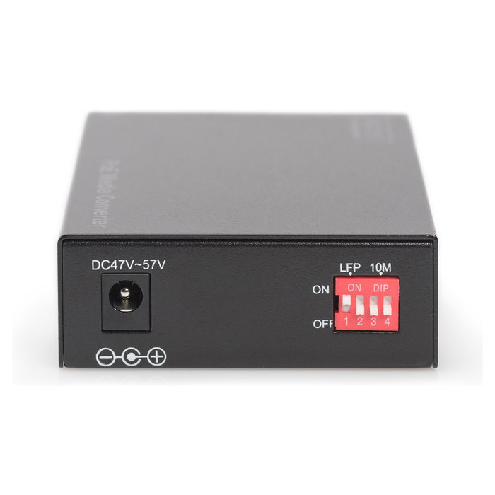 Digitus DN-82160 Convertidor de medios Gigabit PoE RJ45/SC Monomodo Digitus DN-82160 Convertidor de medios Gigabit PoE RJ45/SC Monomodo