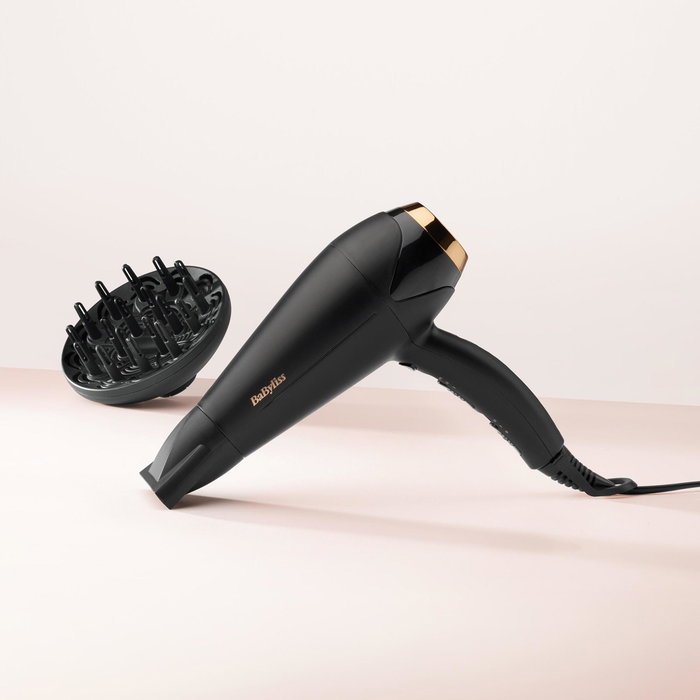 BaByliss Turbo Shine 2200 Secador de Pelo Negro D570DE