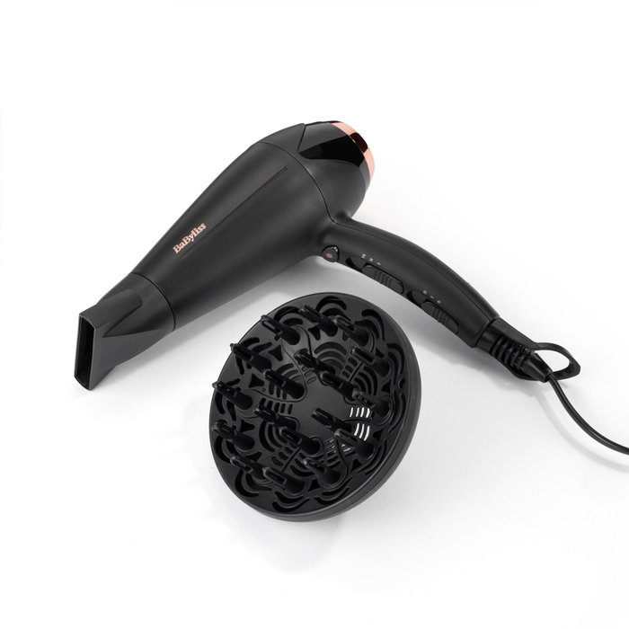 BaByliss Turbo Shine 2200 Secador de Pelo Negro D570DE