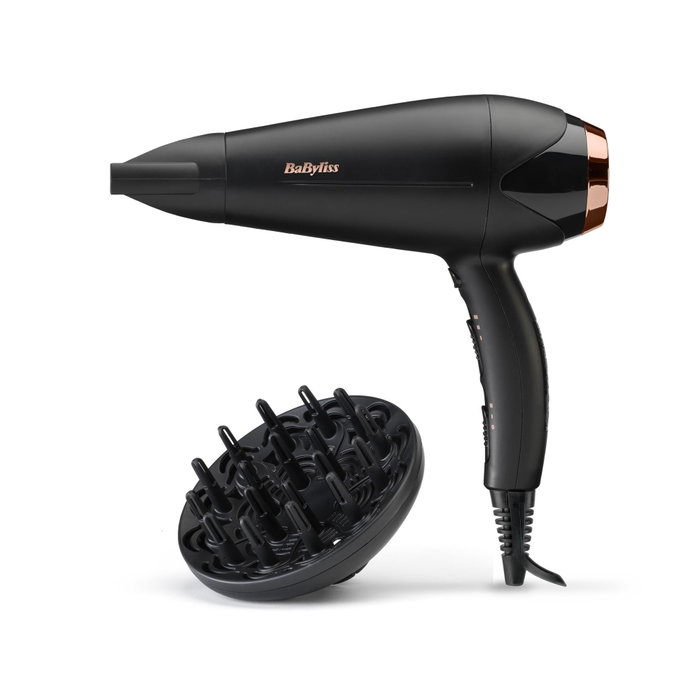 BaByliss Turbo Shine 2200 Secador de Pelo Negro D570DE