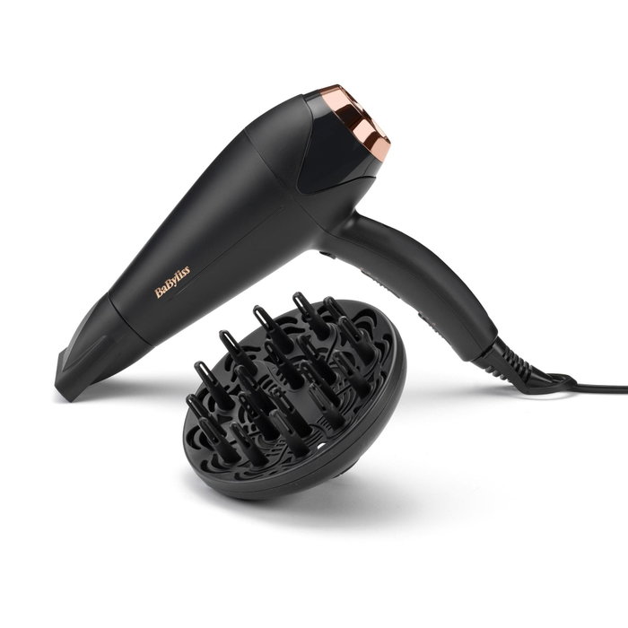 BaByliss Turbo Shine 2200 Secador de Pelo Negro D570DE