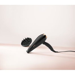 BaByliss Secador de Pelo Turbo Shine, Modelo D570DE, Color Negro - Secador Profesional para Cabello Brillante