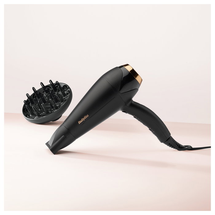 BaByliss Turbo Shine 2200 Secador de Pelo D570DE Negro