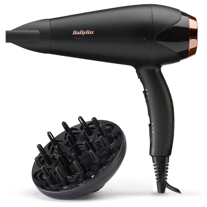 BaByliss Turbo Shine 2200 Secador de Pelo D570DE Negro