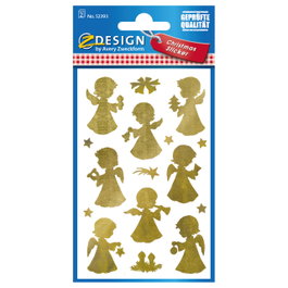 AVERY Zweckform Etiquetas de Ángel, Dorado, 8 Unidades
