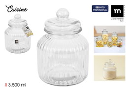 La Mediterranea Tarro de Vidrio Cuisine 3500ml