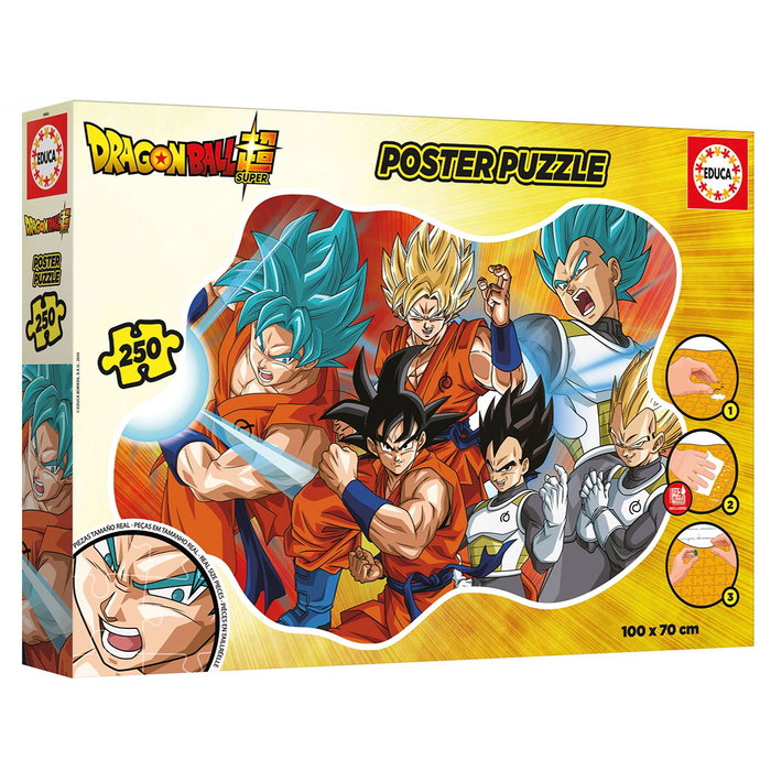 Educa Poster Puzzle 250 Piezas Dragon Ball 19965 Educa +8 años Educa Poster Puzzle 250 Piezas Dragon Ball 19965 Educa +8 años