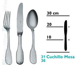 Santander Cuchillo Mesa (Set de 12)