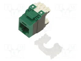 PANDUIT Conector RJ45 hembra Cat 6a verde