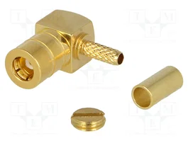 4CARMEDIA Conector de antena SMB-B para cable RG174 angular