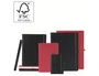 Leitz Cuaderno encolado Complete tapa dura DIN A4 80 hojas rayado horizontal negro