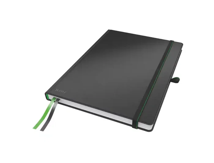 Leitz Cuaderno encolado Complete tapa dura DIN A4 80 hojas rayado horizontal negro Leitz Cuaderno encolado Complete tapa dura DIN A4 80 hojas rayado horizontal negro
