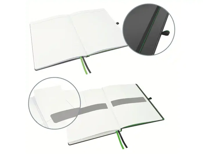 Leitz Cuaderno encolado Complete tapa dura DIN A4 80 hojas rayado horizontal negro Leitz Cuaderno encolado Complete tapa dura DIN A4 80 hojas rayado horizontal negro